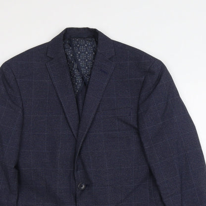 Mens UK Size 36 Red Herring Regular Blue Suit Jacket