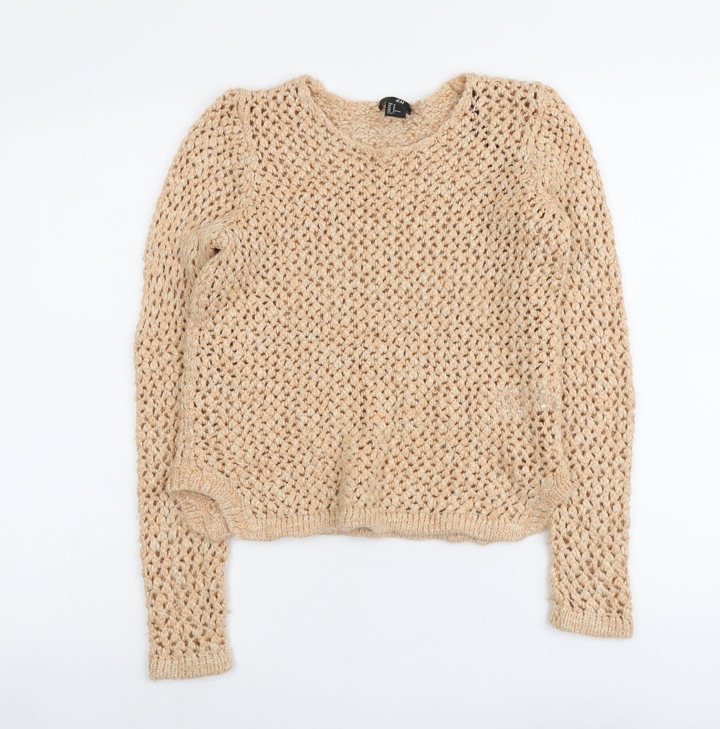 Womens UK Size M H&M Pink Pullover Jumper