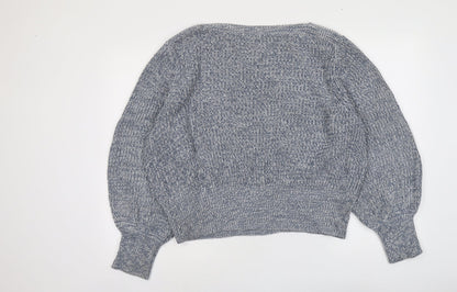 Womens UK Size XL H&M Blue Pullover Jumper