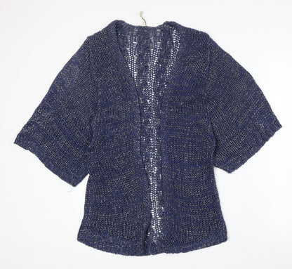 Womens UK Size S Stradivarius Blue Cardigan Jumper