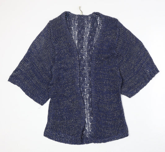 Womens UK Size S Stradivarius Blue Cardigan Jumper