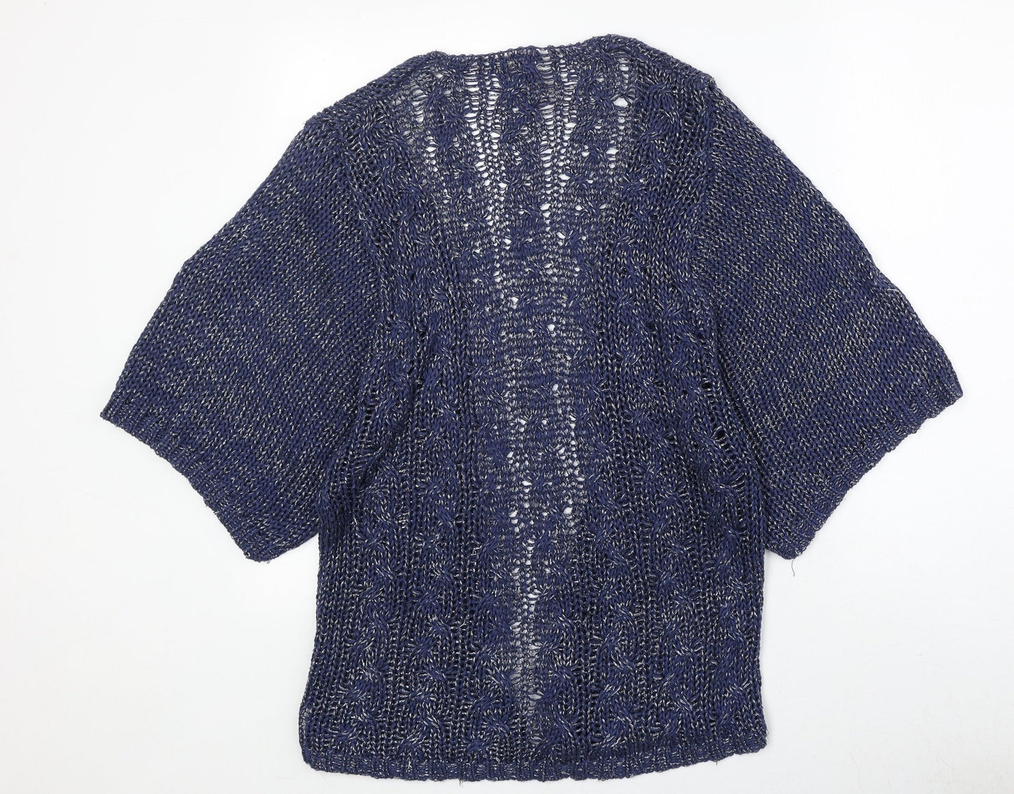 Womens UK Size S Stradivarius Blue Cardigan Jumper
