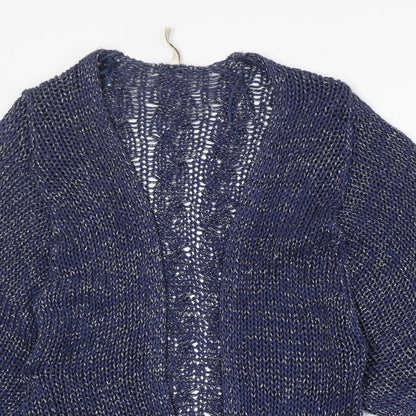 Womens UK Size S Stradivarius Blue Cardigan Jumper