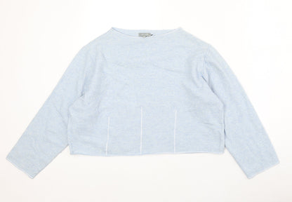 Womens UK Size 14 Marks and Spencer Blue Pullover Jumper