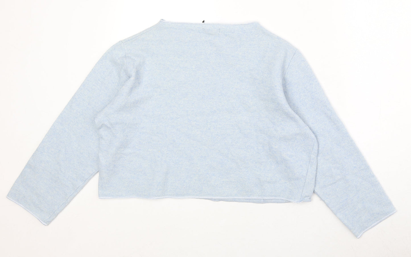 Womens UK Size 14 Marks and Spencer Blue Pullover Jumper