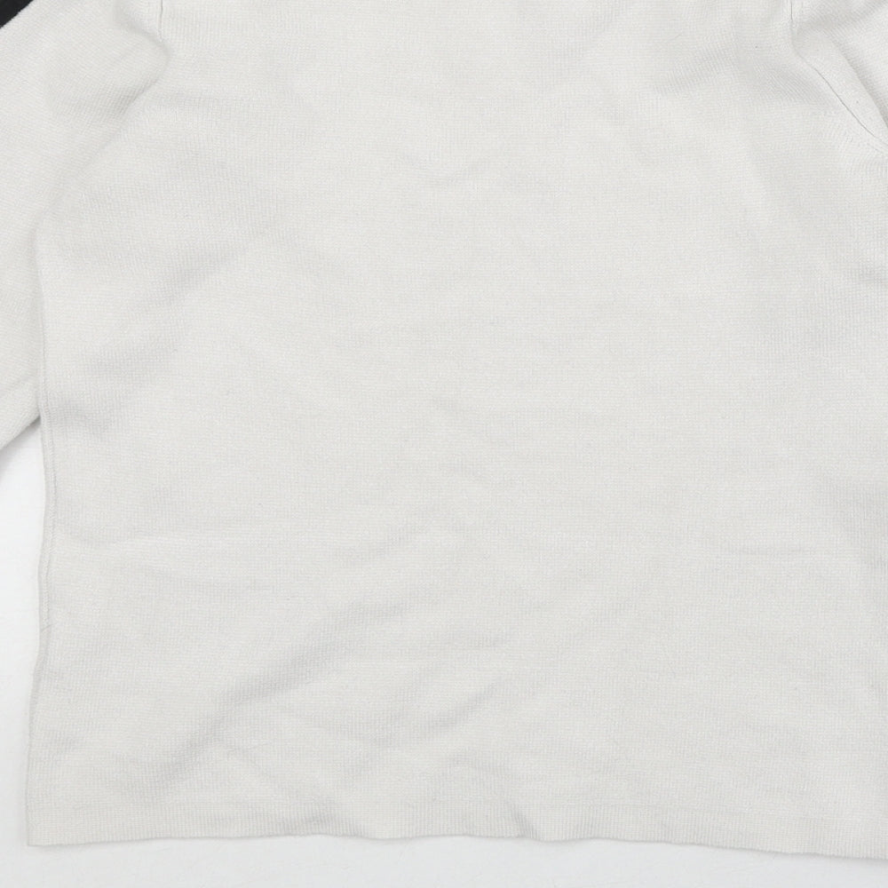 Womens UK Size 8 River Island White Pullover Jumper