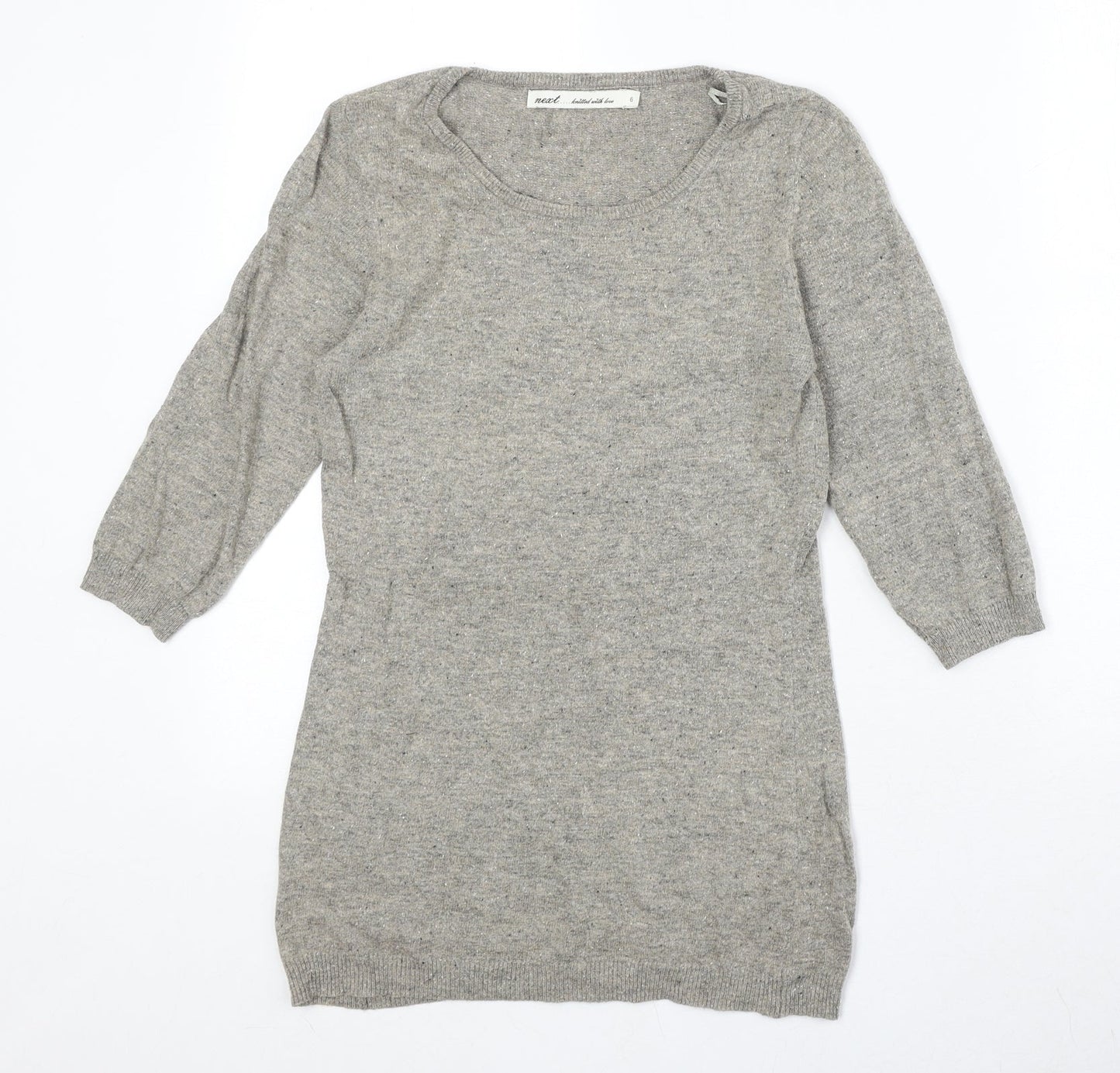 Womens UK Size 6 NEXT Beige Pullover Jumper