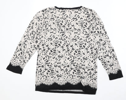 Womens UK Size S Coast White Pullover Jumper