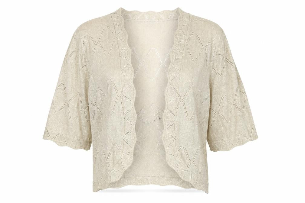 Womens UK Size 12 NEXT Beige Cardigan Jumper