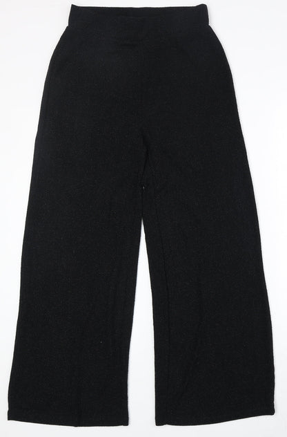 Womens UK Size M VILA Regular Fit  Black Trousers