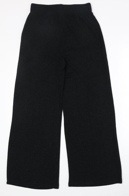 Womens UK Size M VILA Regular Fit  Black Trousers