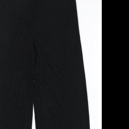 Womens UK Size M VILA Regular Fit  Black Trousers