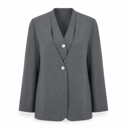 Womens UK Size 12 Dorothy Perkins Regular Grey Blazer
