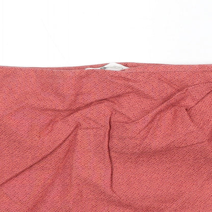 TSEsay Womens Pink 100% Cotton Skort Size S Regular Zip