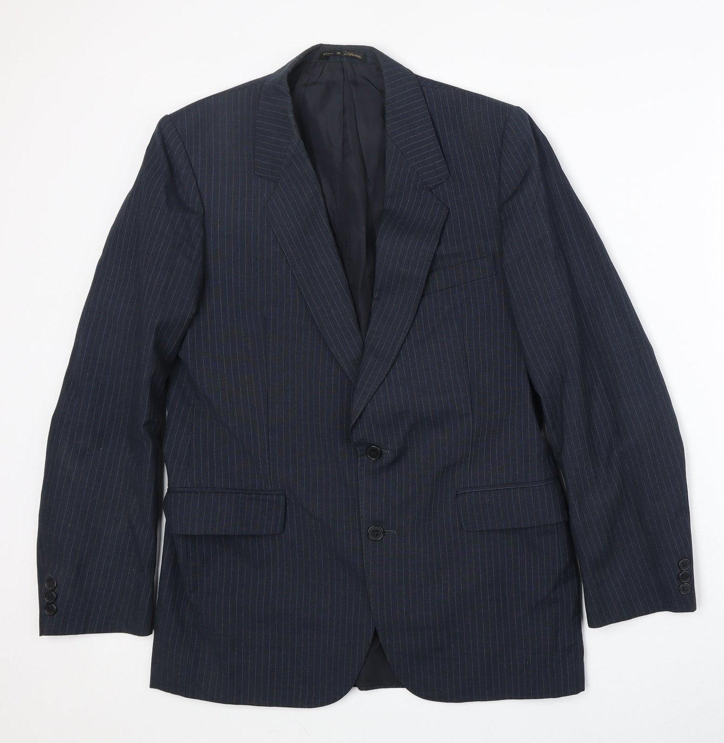Mens UK Size 38 Burton Regular Blue Suit Jacket