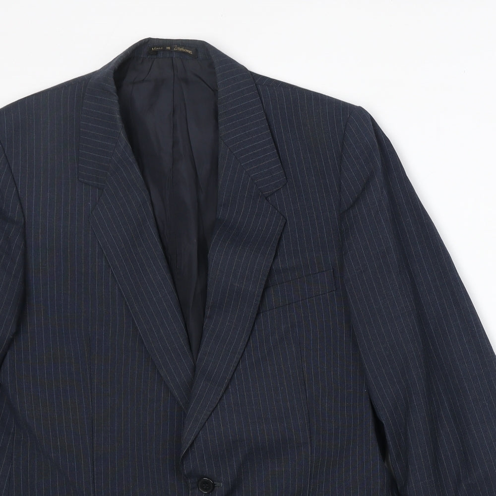 Mens UK Size 38 Burton Regular Blue Suit Jacket