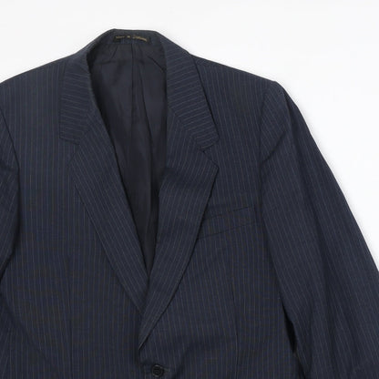 Mens UK Size 38 Burton Regular Blue Suit Jacket