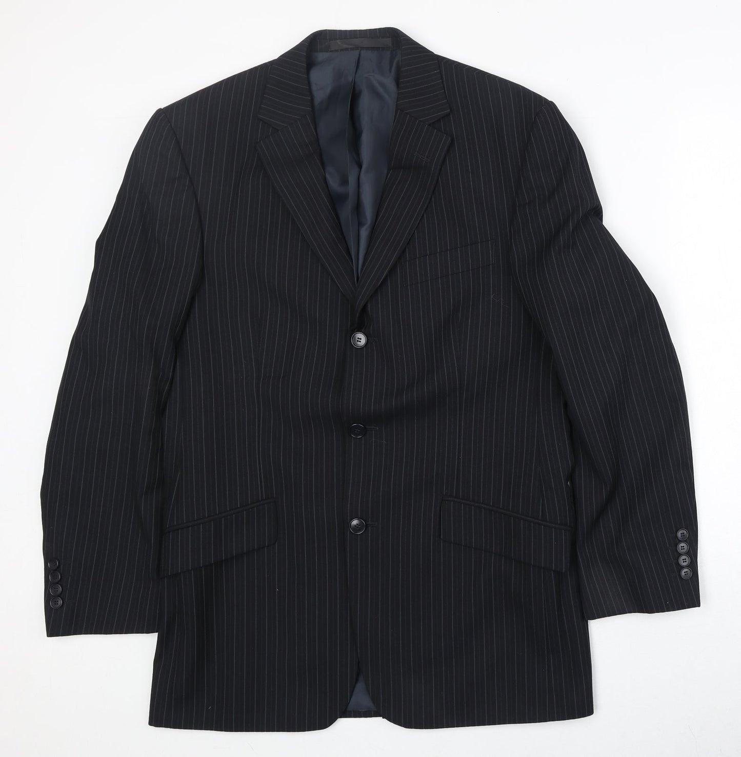 Mens UK Size 38 Marks and Spencer Regular Black Suit Jacket