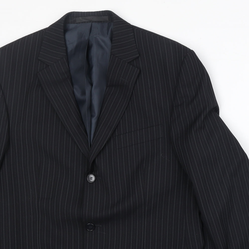 Mens UK Size 38 Marks and Spencer Regular Black Suit Jacket