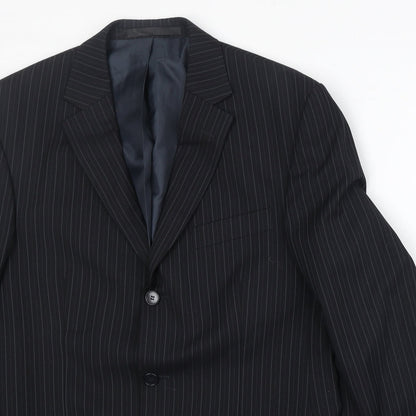 Mens UK Size 38 Marks and Spencer Regular Black Suit Jacket