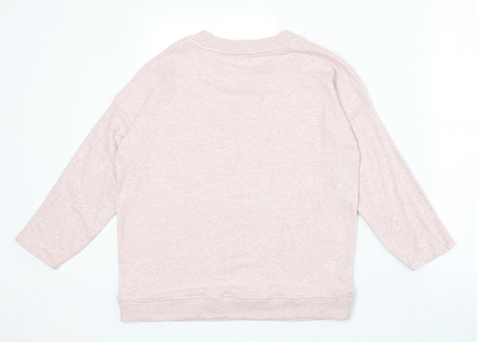 Womens UK Size 12 NEXT Pink Pullover Jumper