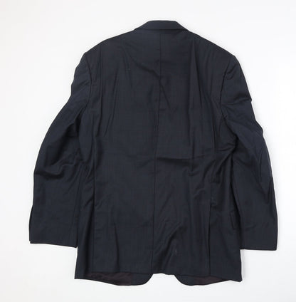 Mens UK Size 38 Marks and Spencer Regular Blue Suit Jacket