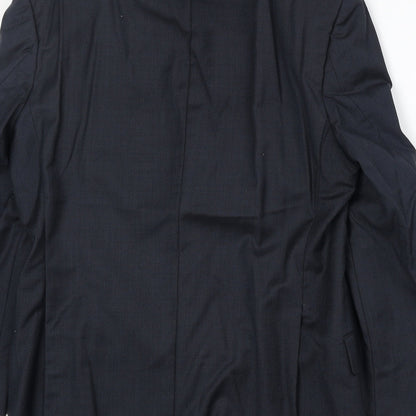 Mens UK Size 38 Marks and Spencer Regular Blue Suit Jacket