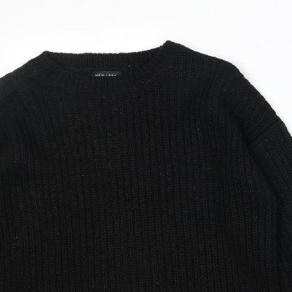 Womens UK Size S New Look Black Pullover Jumper