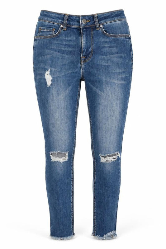 Womens UK Size 26 in ASOS Blue Skinny Jeans