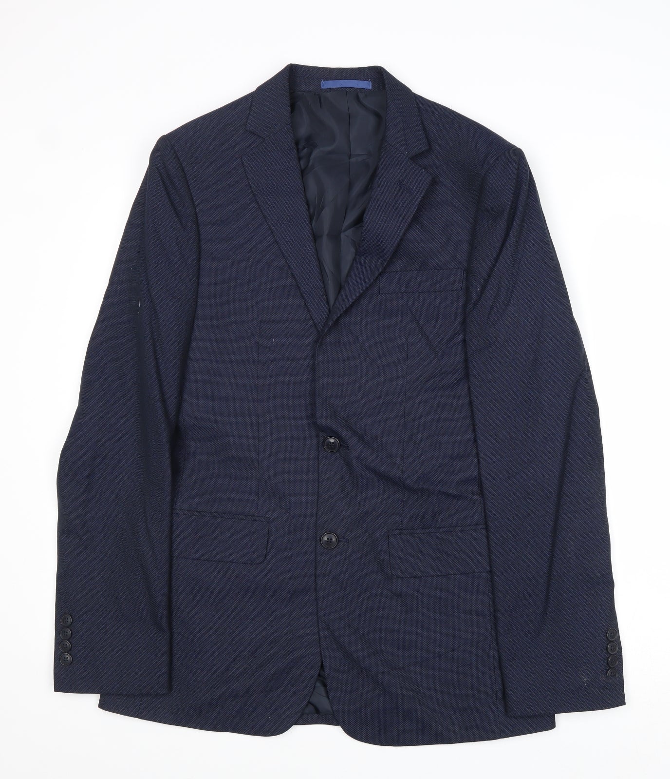 Mens UK Size 36 Marks and Spencer Regular Blue Suit Jacket