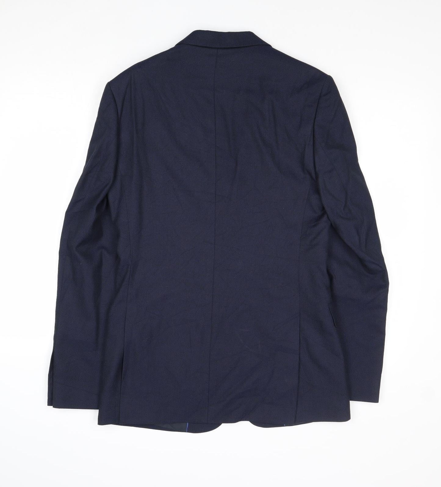 Mens UK Size 36 Marks and Spencer Regular Blue Suit Jacket