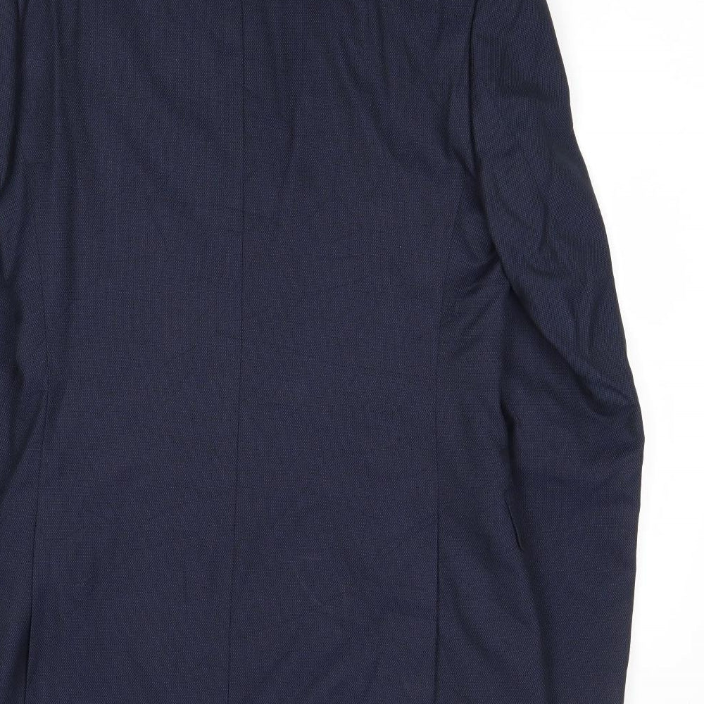 Mens UK Size 36 Marks and Spencer Regular Blue Suit Jacket