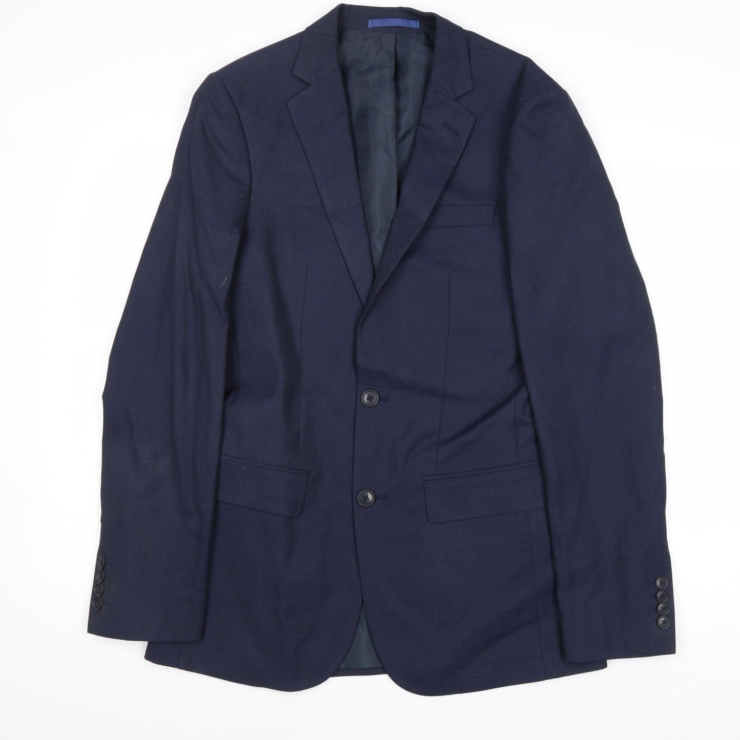 Mens UK Size 36 Marks and Spencer Regular Blue Suit Jacket
