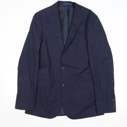 Mens UK Size 36 Marks and Spencer Regular Blue Suit Jacket