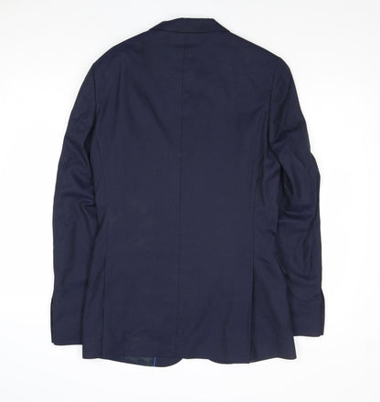 Mens UK Size 36 Marks and Spencer Regular Blue Suit Jacket