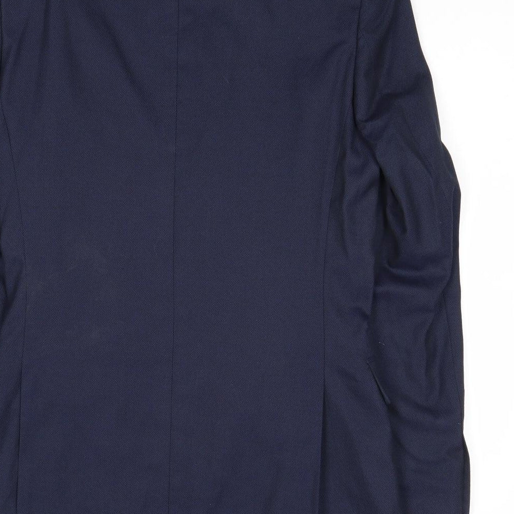 Mens UK Size 36 Marks and Spencer Regular Blue Suit Jacket