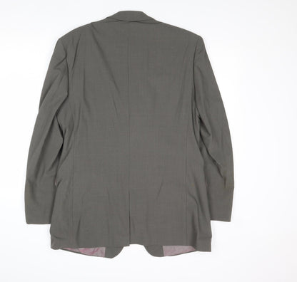 Mens UK Size 40 Karl Jackson Regular Grey Suit Jacket