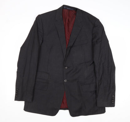 Mens UK Size 42 Marks and Spencer Regular Grey Suit Jacket