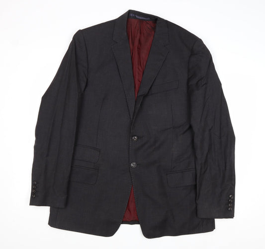 Mens UK Size 42 Marks and Spencer Regular Grey Suit Jacket