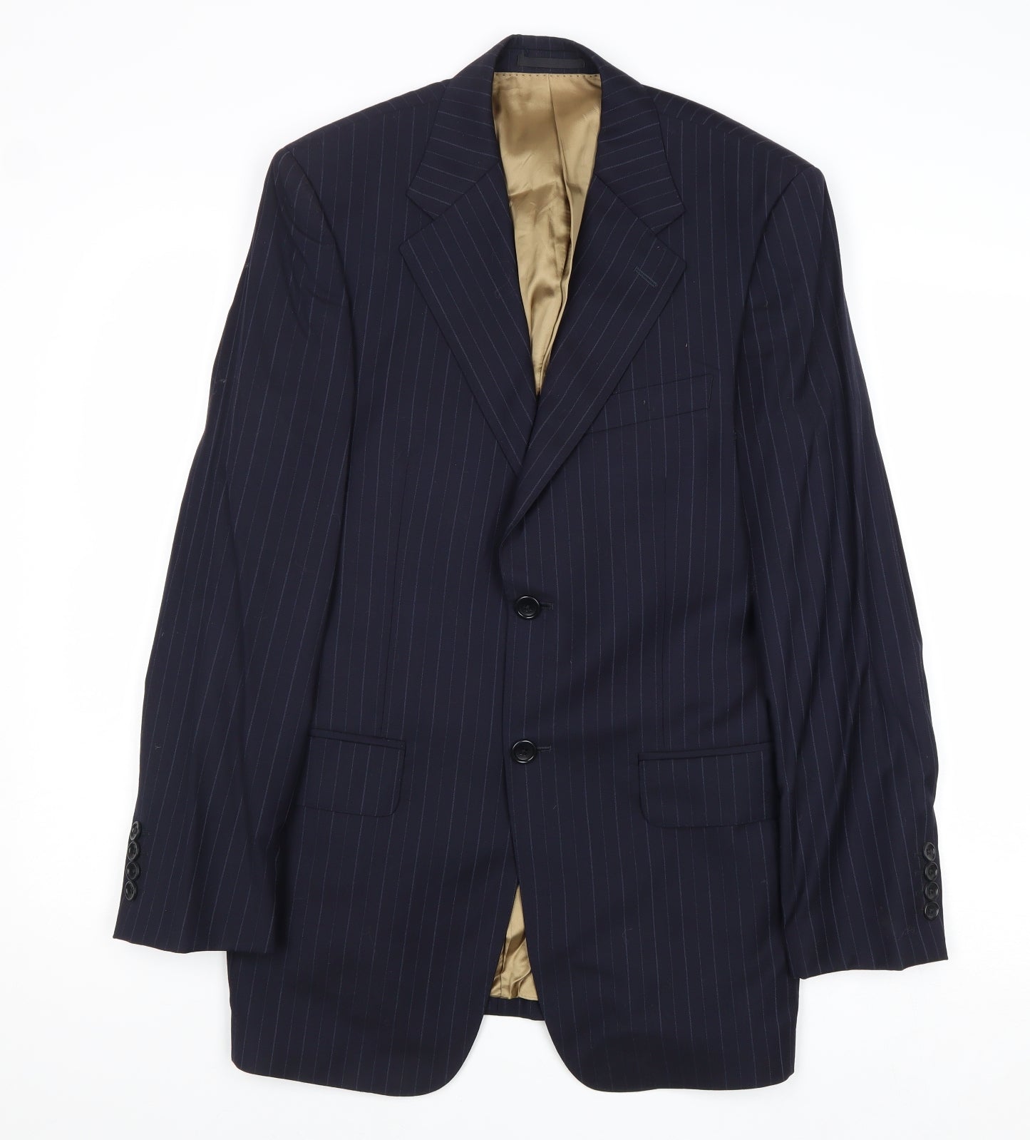 Mens UK Size 36 Racing Green Regular Blue Suit Jacket