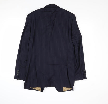 Mens UK Size 36 Racing Green Regular Blue Suit Jacket