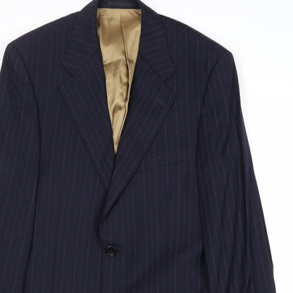 Mens UK Size 36 Racing Green Regular Blue Suit Jacket