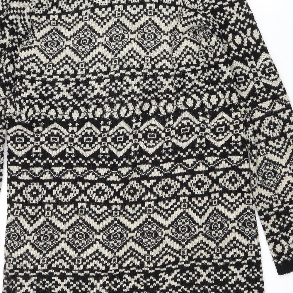 Womens UK Size M Remel London Black Cardigan Jumper