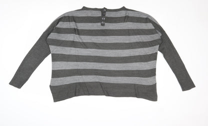 Womens UK Size 12 Marks and Spencer Grey Pullover Jumper