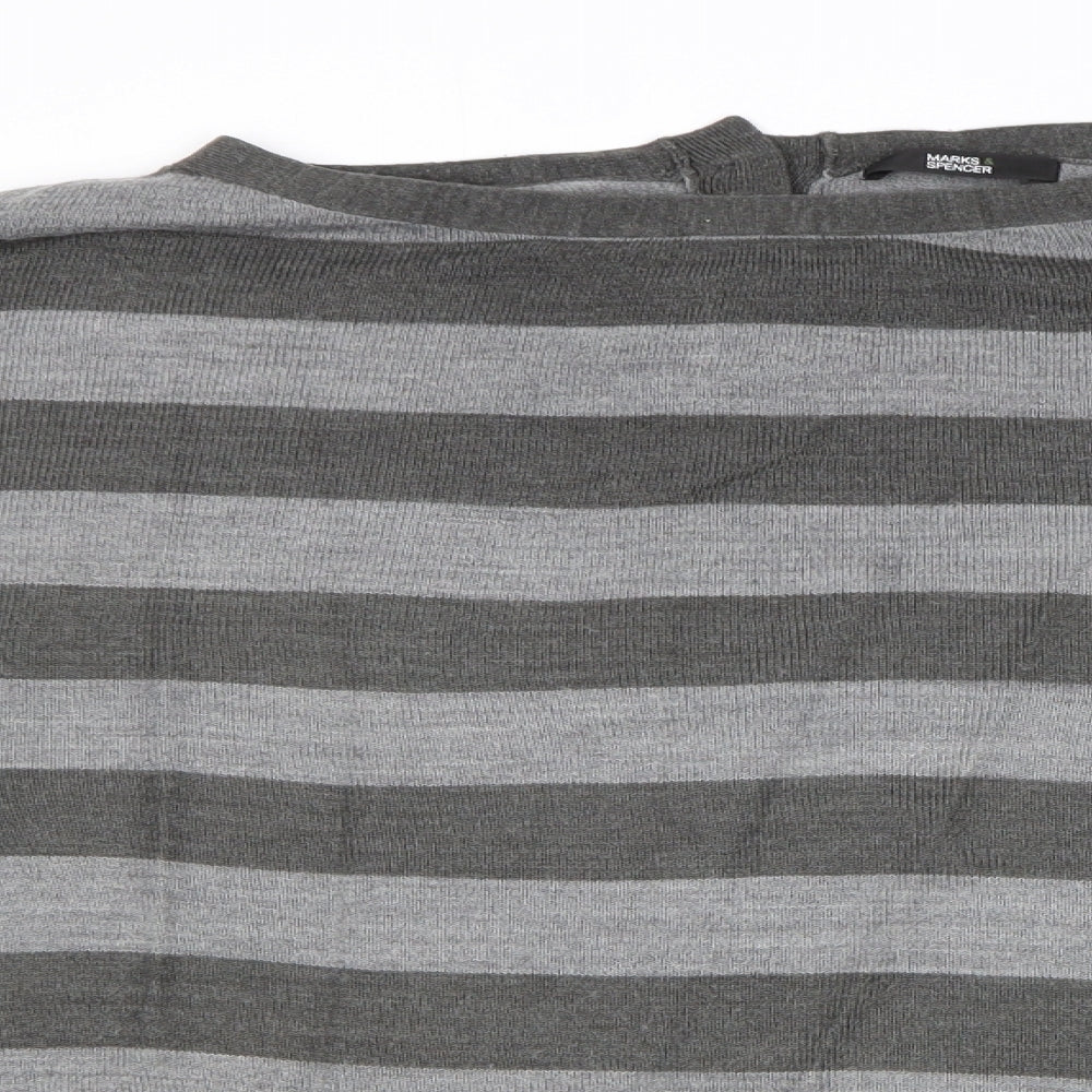 Womens UK Size 12 Marks and Spencer Grey Pullover Jumper