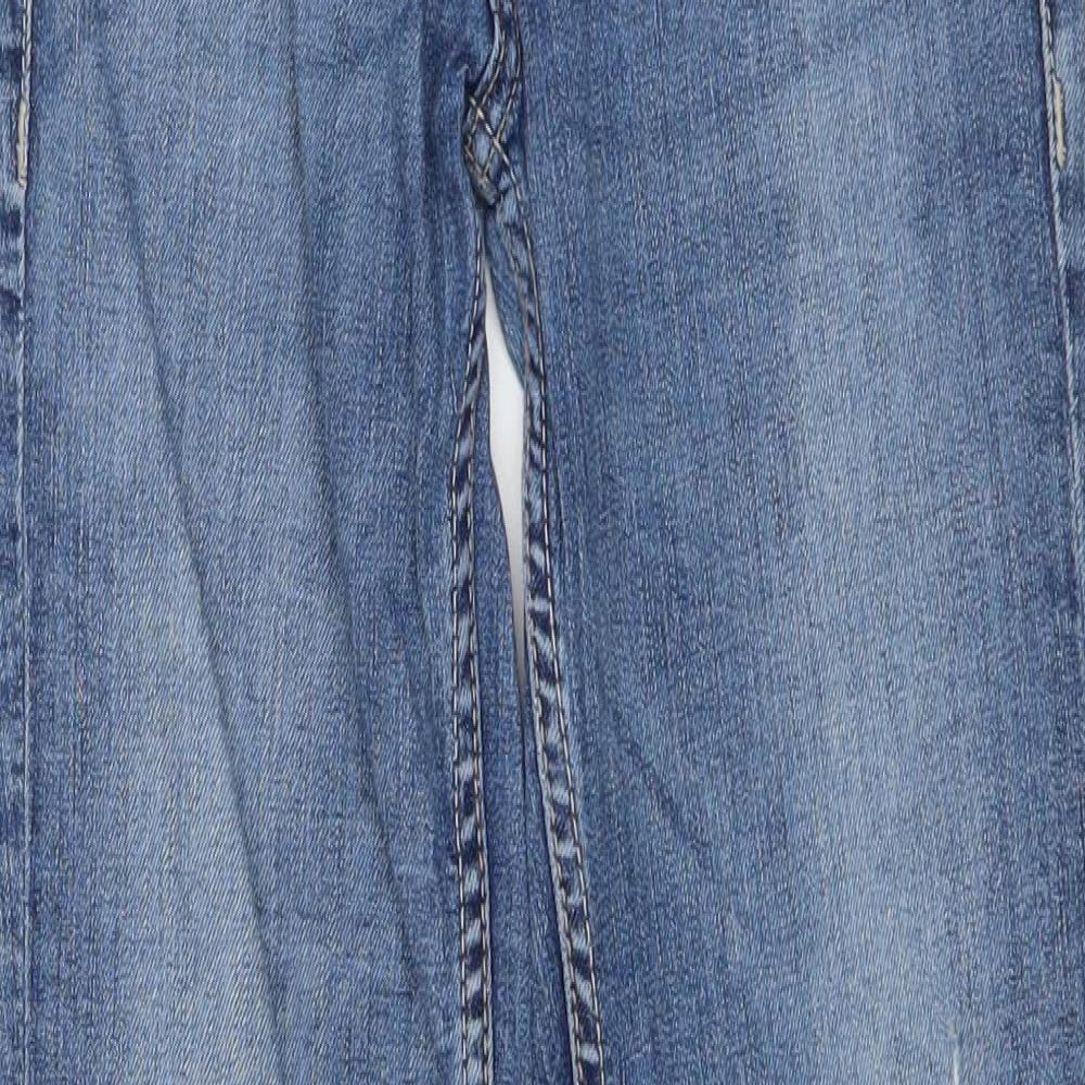 Womens UK Size 24 in H&M Regular Fit Straight Blue Jeans