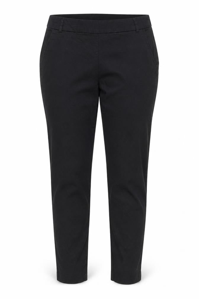 Womens UK Size 8 ORSAY Regular Fit Chino Black Trousers