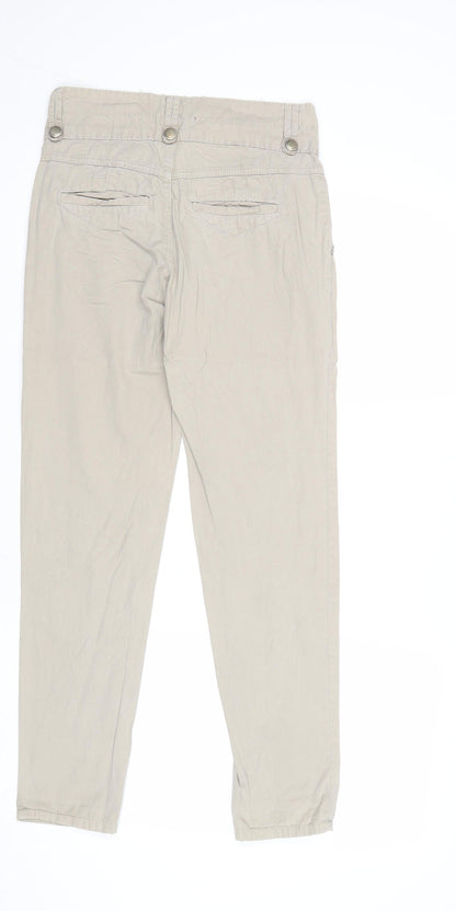 Womens UK Size 28 in TALLY WEiJL Regular Fit  Beige Trousers