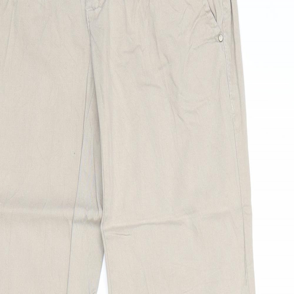 Womens UK Size 28 in TALLY WEiJL Regular Fit  Beige Trousers
