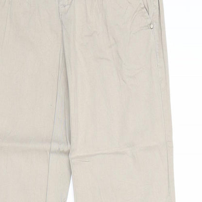 Womens UK Size 28 in TALLY WEiJL Regular Fit  Beige Trousers
